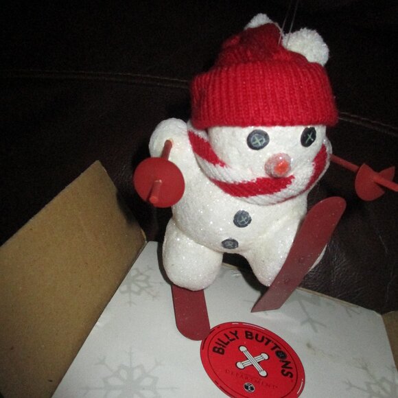 2 Billy Buttons Department 56 Christmas Ornament - Picture 3 of 12